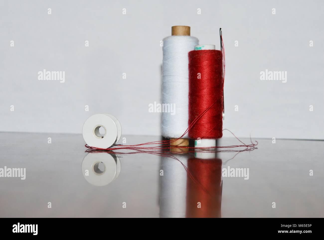 Accesorios de costura Foto de stock