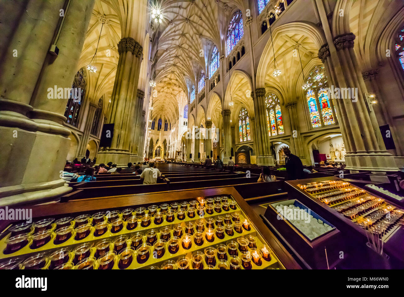 La Catedral de San Patricio en Manhattan _ Nueva York, Nueva York, EE.UU. Foto de stock