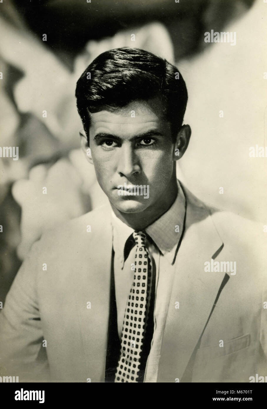 El actor norteamericano Anthony Perkins, 1960 Foto de stock