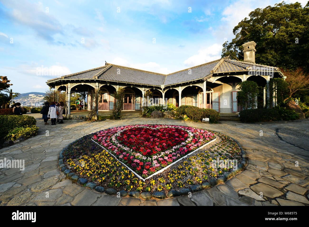 En la casa Glover Glover Garden en Nagasaki. Foto de stock