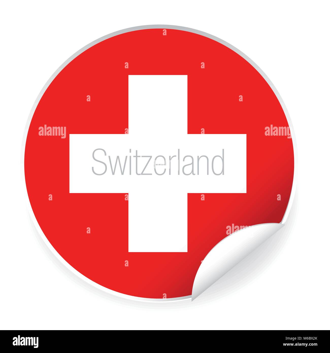 Ronda de la bandera de suiza fotografías e imágenes de alta resolución