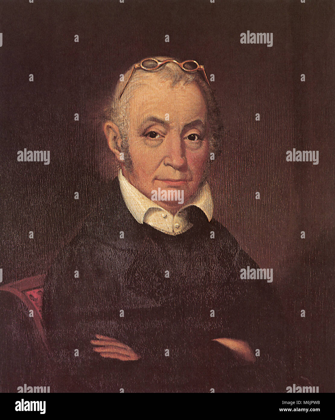 Aaron Burr 1834, James Van Dyke, 1834. Foto de stock