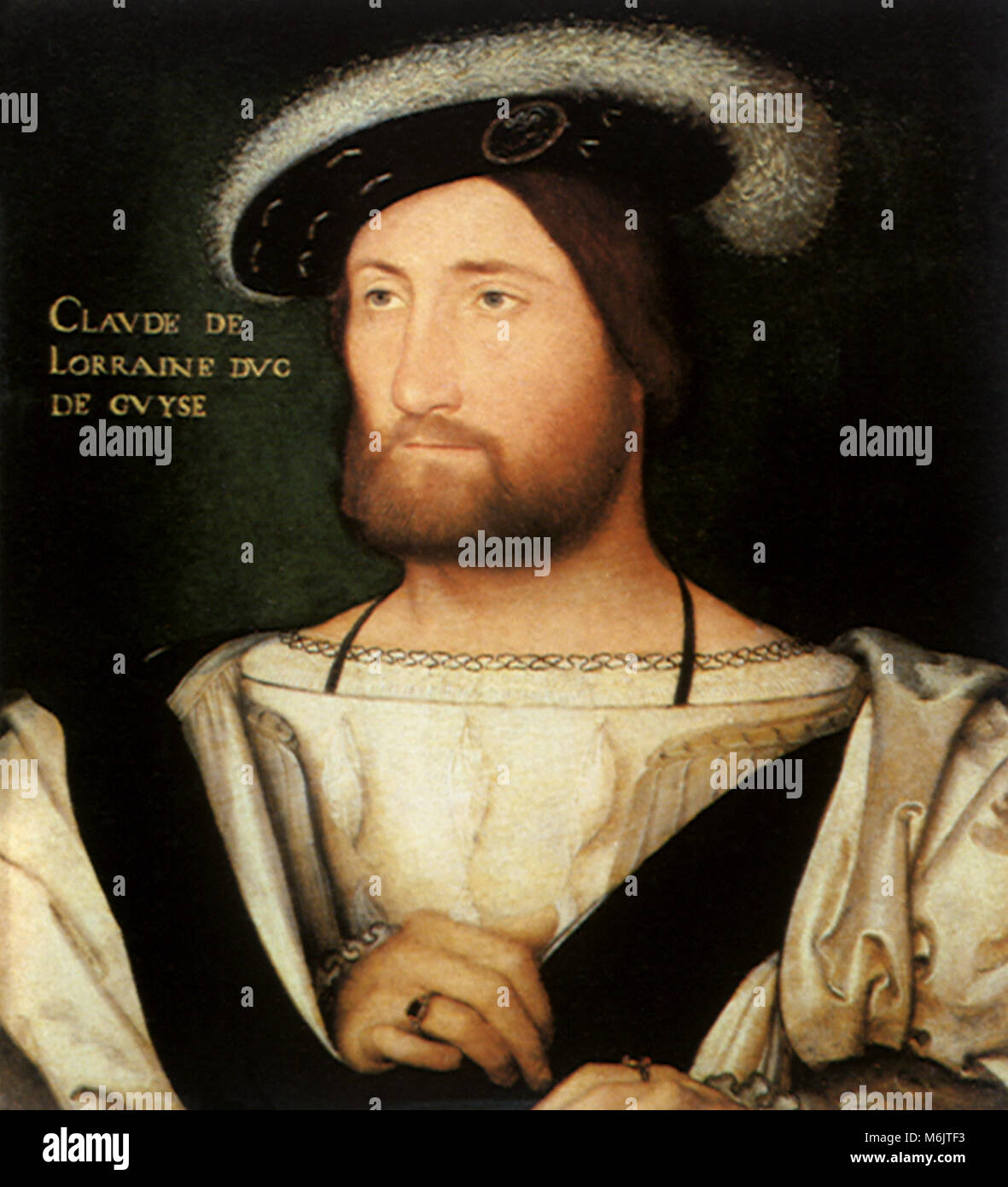Retrato de Enrique II 1560, Clouet, Francois, 1560. Foto de stock