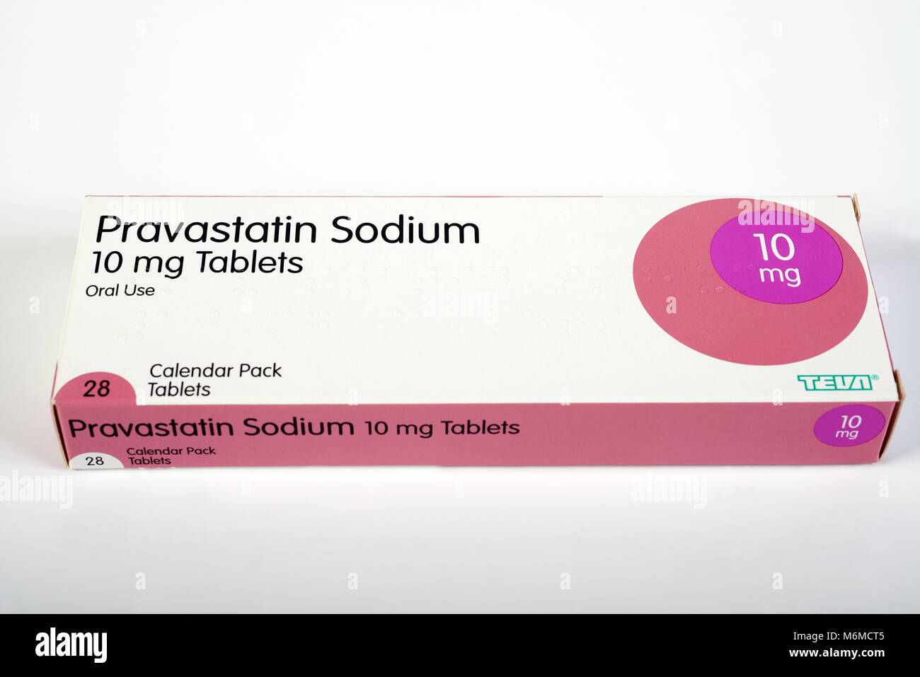 Tevn Pravastatin sodium 10mg El calendario pack Fotografía de stock - Alamy