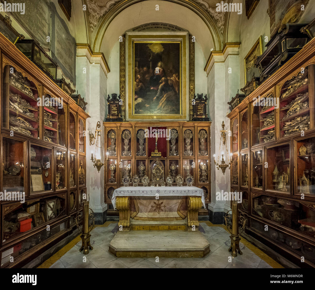 Catedral de Nápoles, Italia Foto de stock