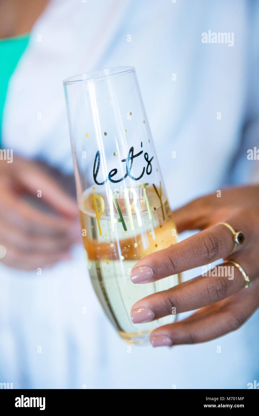 Let's Party Champagne Foto de stock