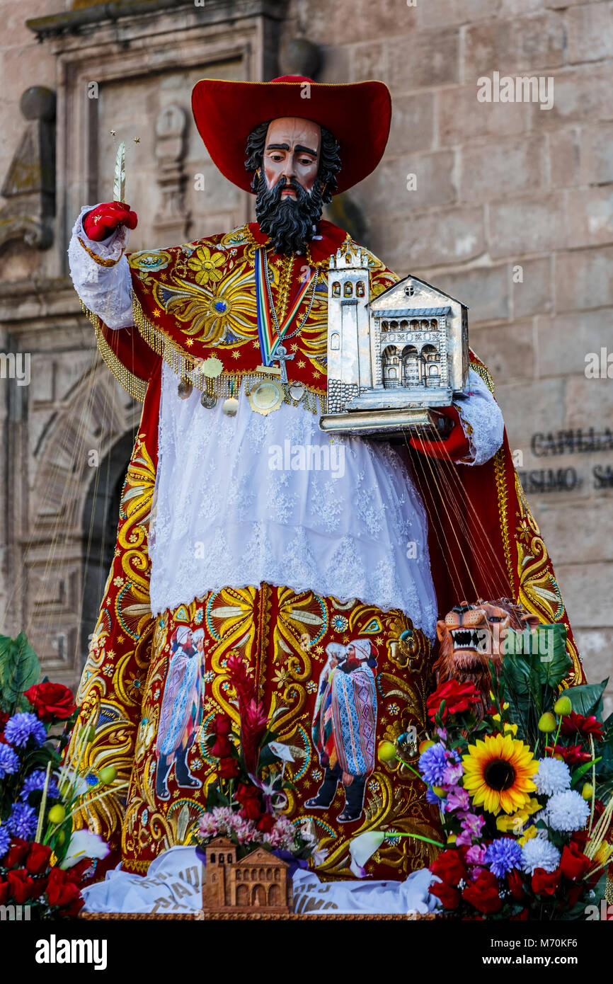 San Jerónimo (St. Geronimo) flotante, la celebración del Corpus Christi