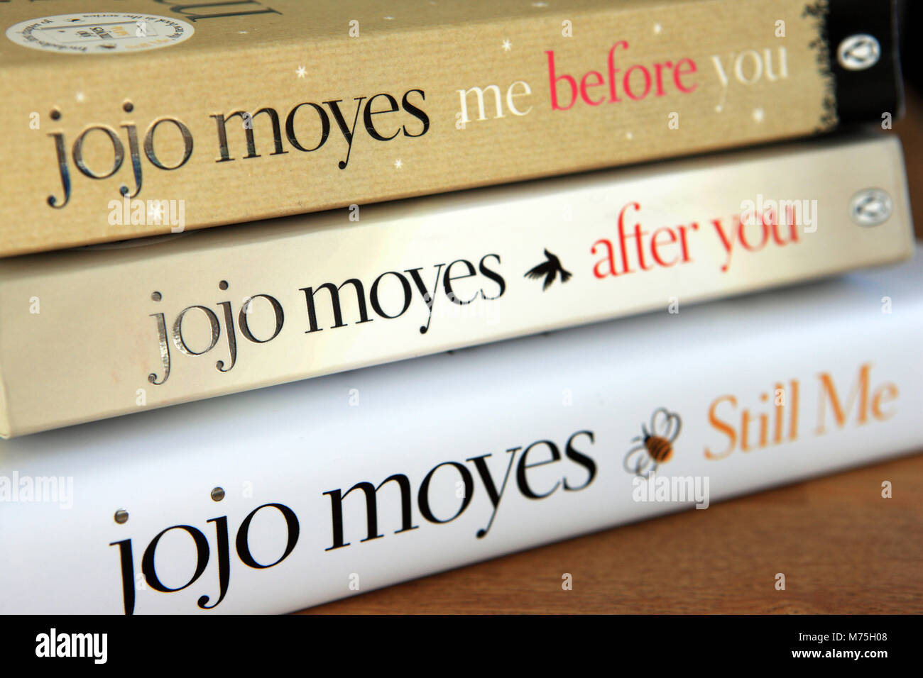 Jojo Moyes libros Fotografía de stock Alamy