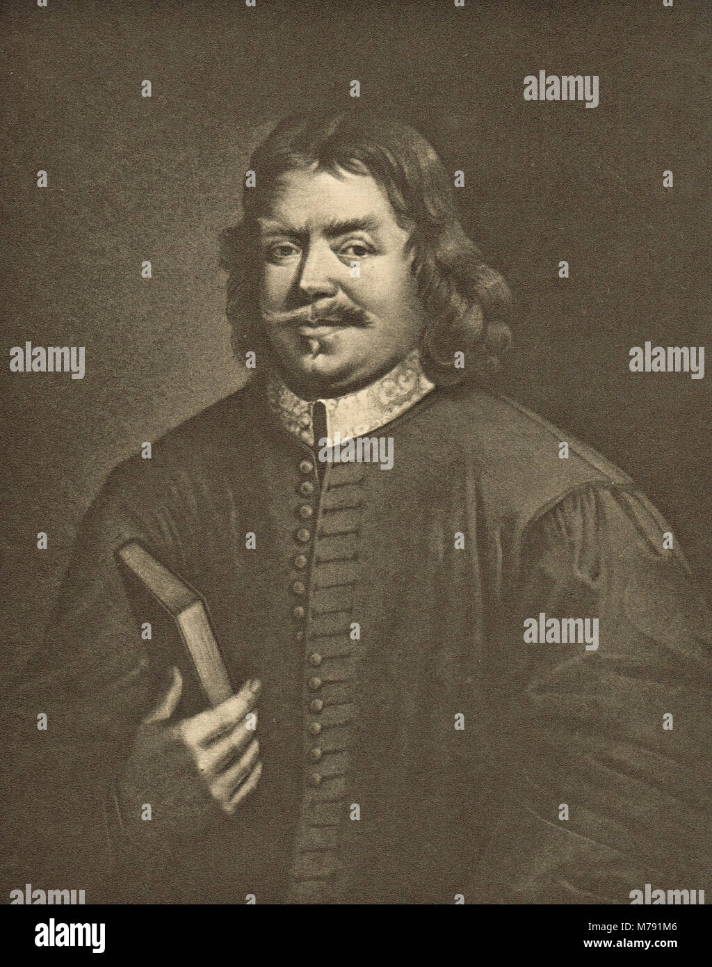 John Bunyan, escritor inglés, predicador puritano, autor de El Progreso del Peregrino Foto de stock