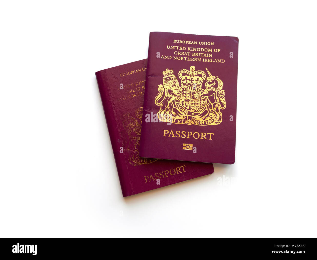 Pasaportes Foto de stock