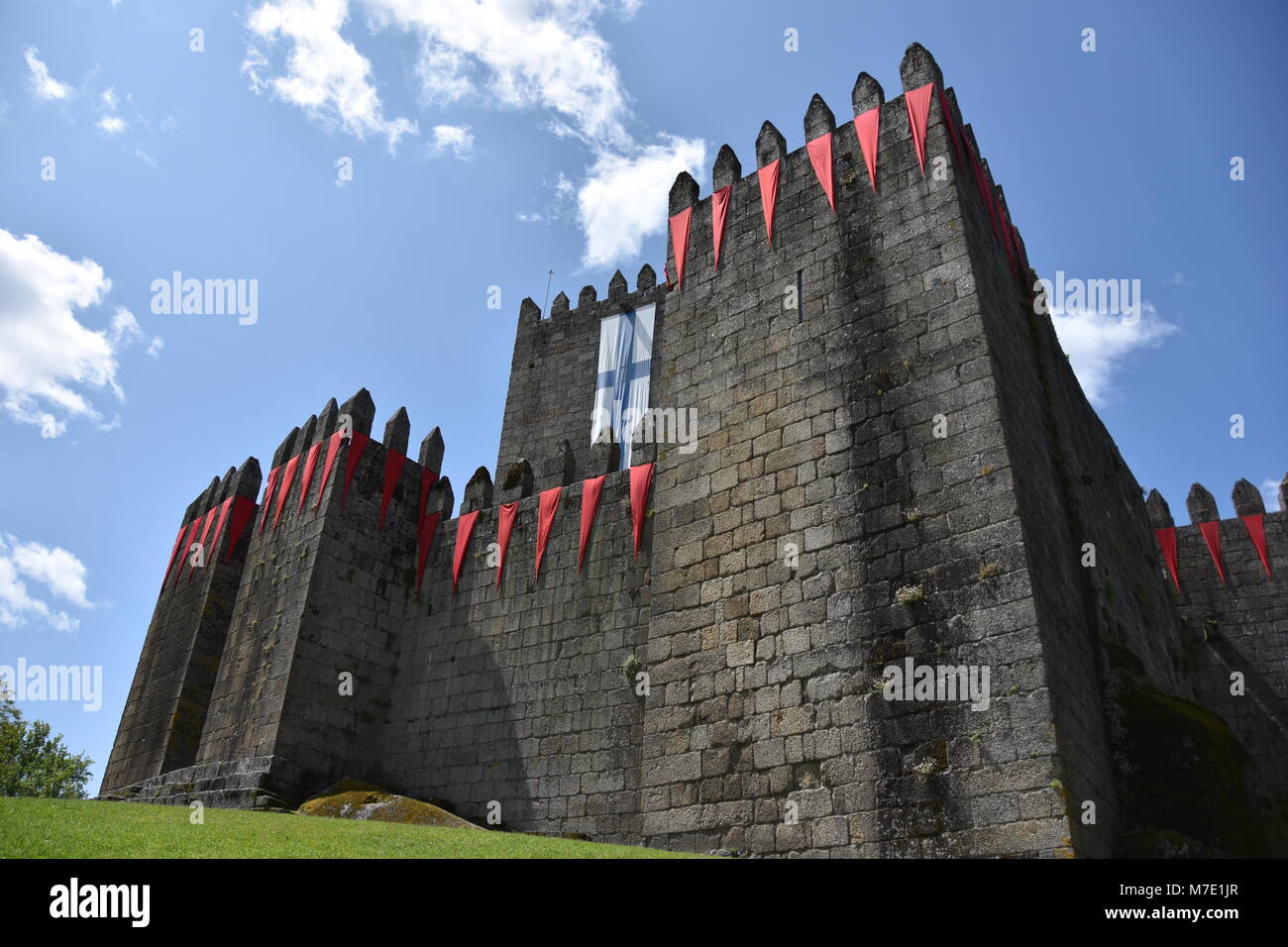Castillo de Guimarães, Portugal, Europa Foto de stock