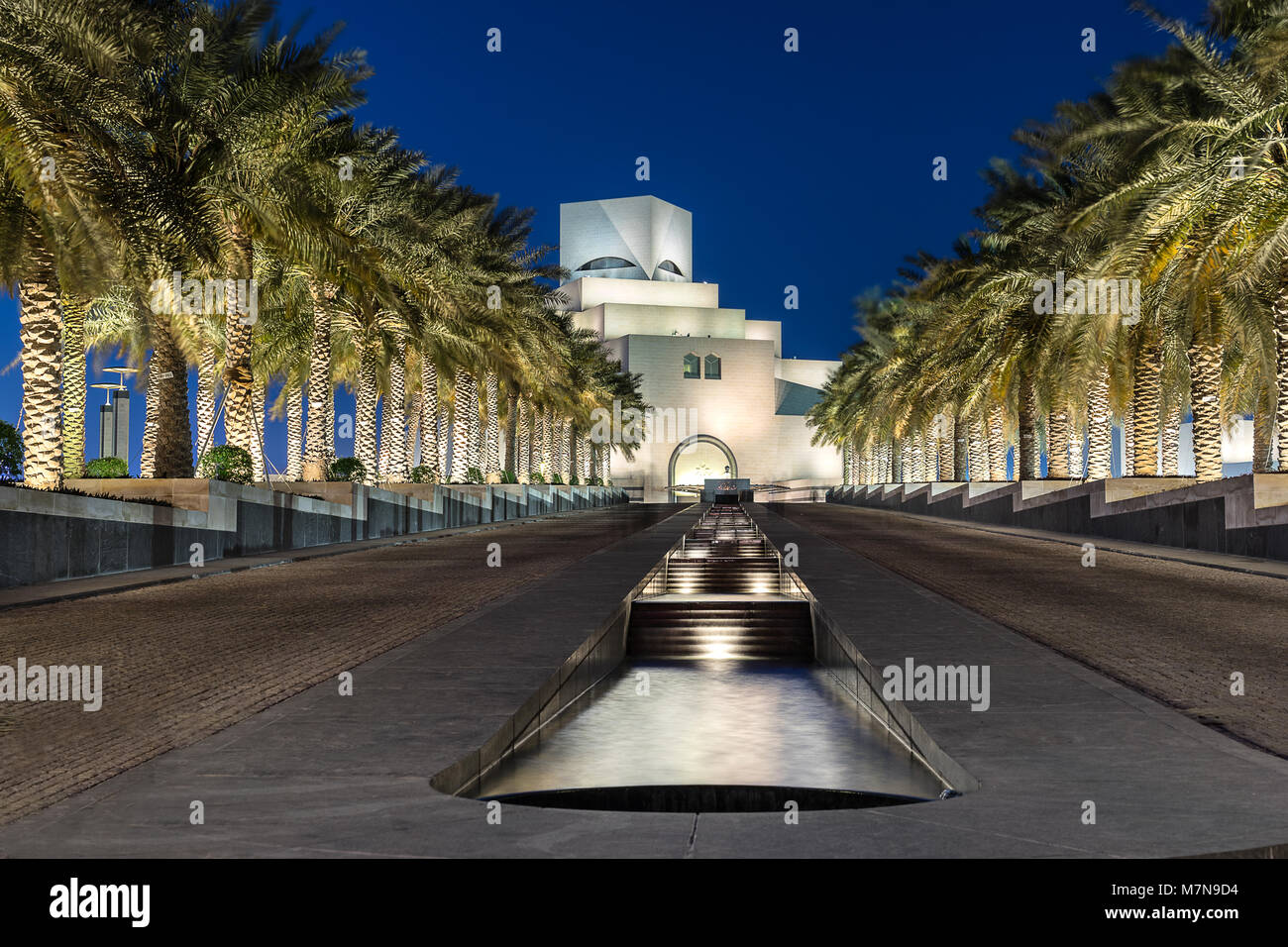 Museo de Arte Islámico en Doha (Qatar) Foto de stock