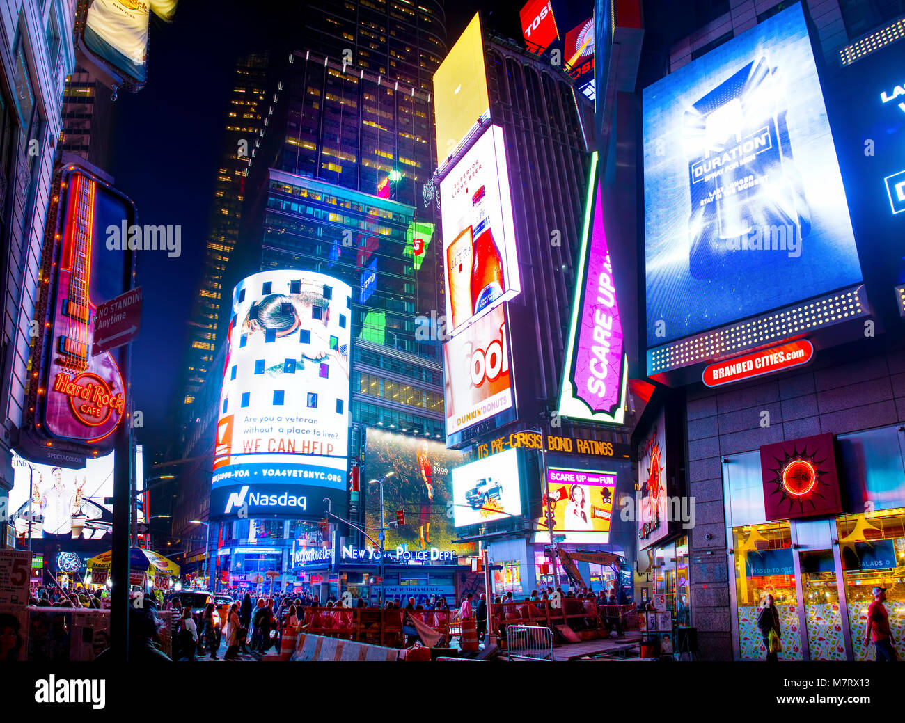 Times Square, Nueva York. Foto de stock