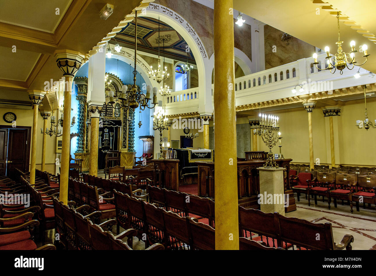 Niza (sudeste de Francia, Riviera Francesa): La Gran Sinagoga Foto de stock