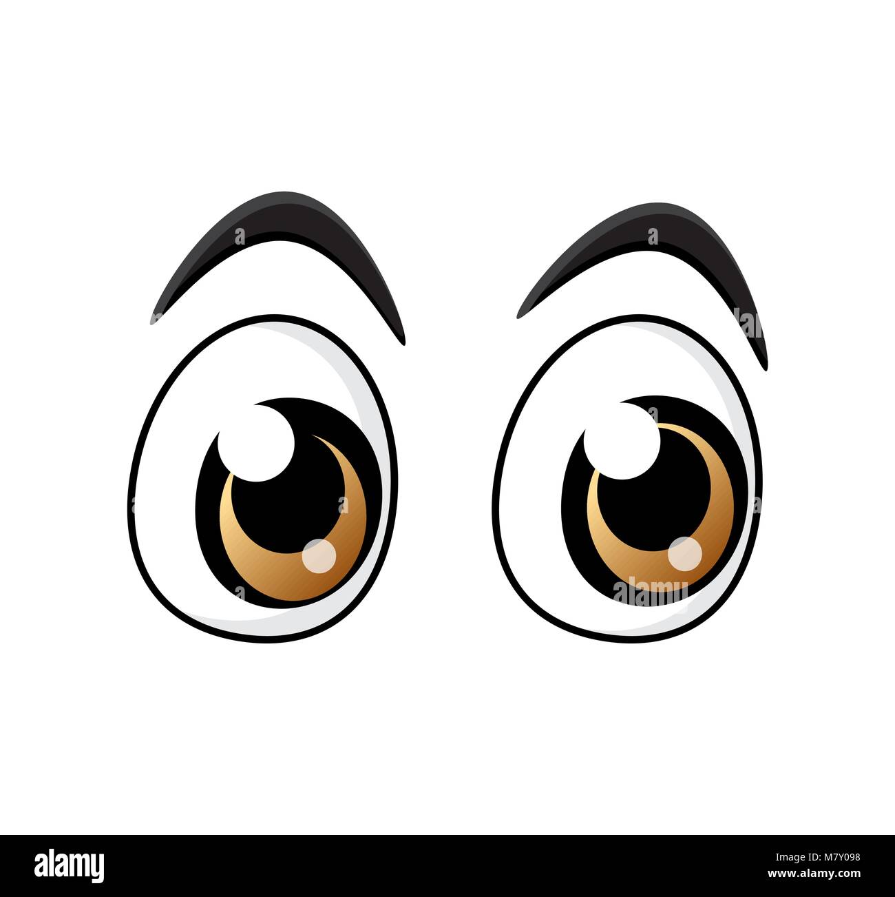 Personaje de dibujos animados de ojos marrón conjunto aislado sobre fondo blanco Imagen Vector de stock - Alamy Personaje de dibujos animados de ojos marrón conjunto aislado sobre fondo blanco Imagen Vector de stock - Alamy