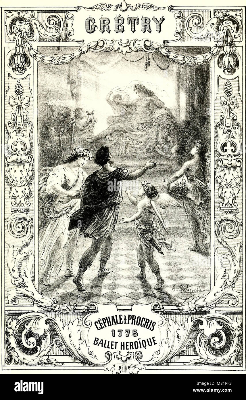 Y Céphale Procris tal -ballet héroïque en trois actes (1882) (14592655619) Foto de stock