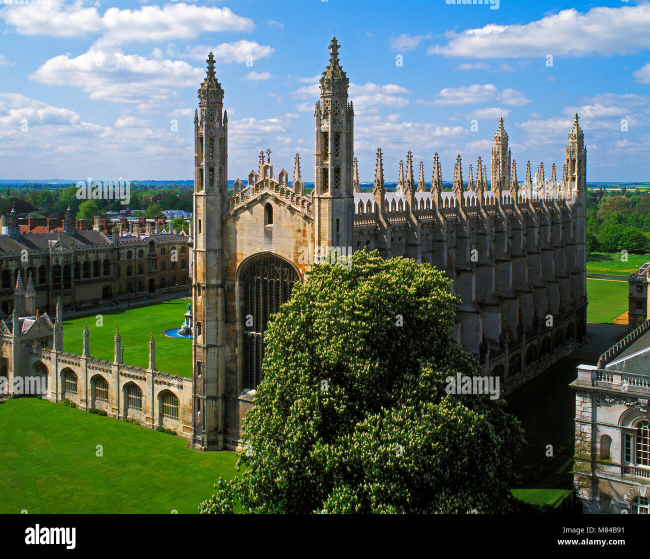 King's College, Cambridge, Inglaterra, Reino Unido. Foto de stock