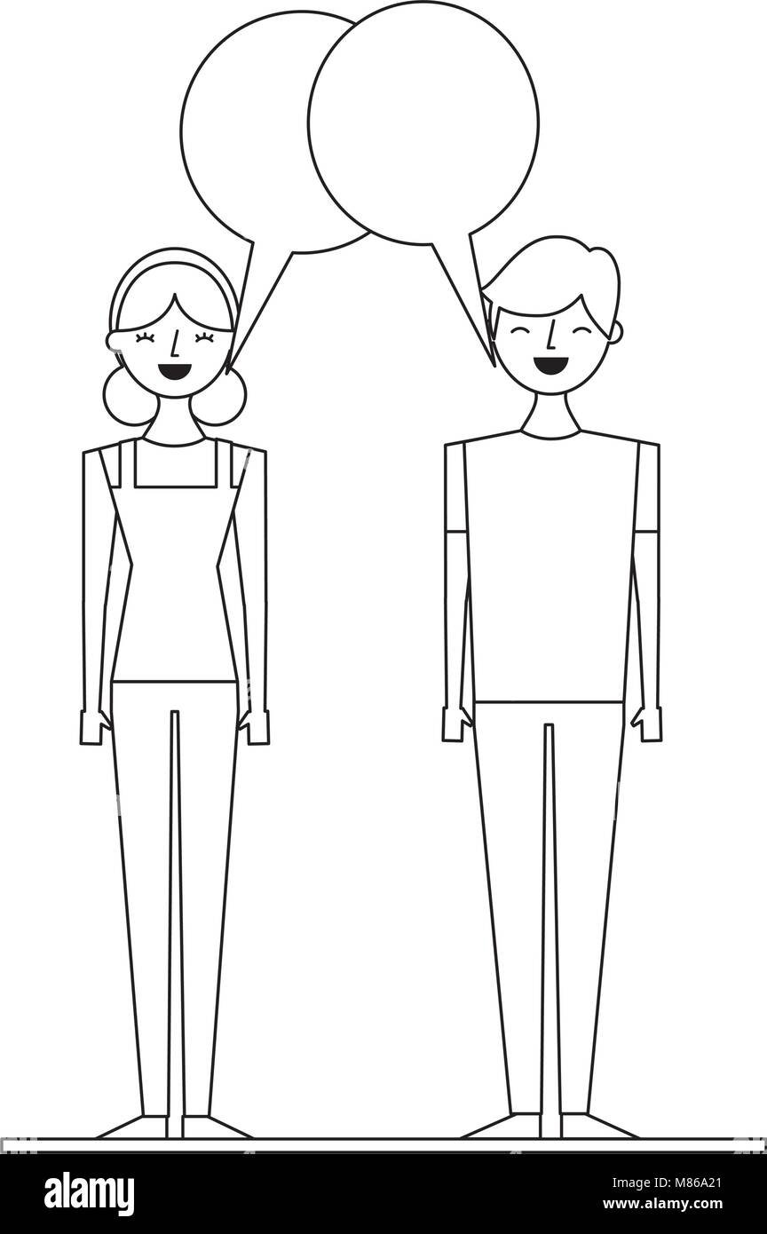 Dos personas de negocios hablando y discutiendo. flat character design.  ilustración vectorial gente personajes de dibujos animados Imagen Vector de  stock - Alamy