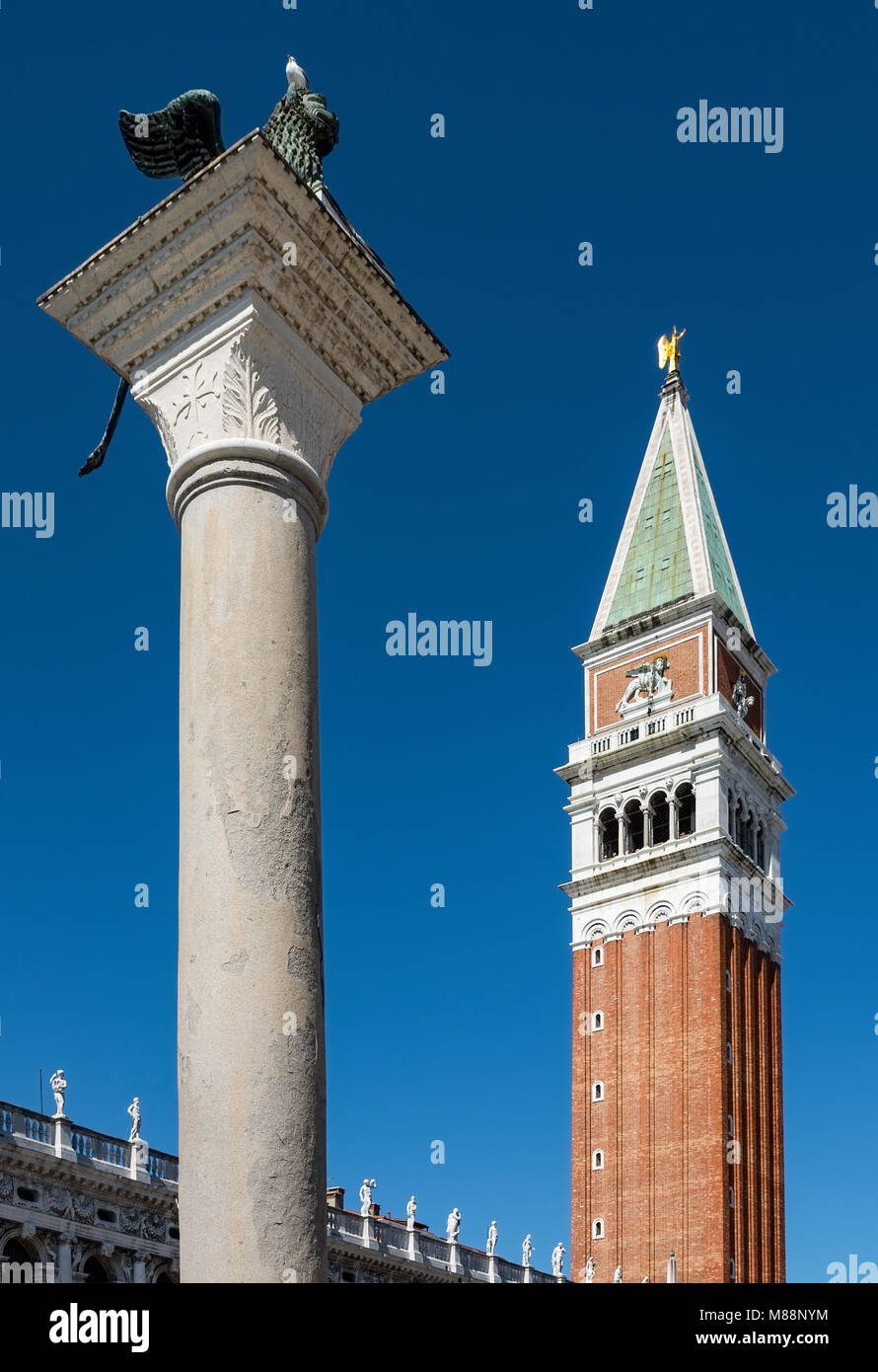 La Plaza de San Marcos, en Venecia, Italia Foto de stock