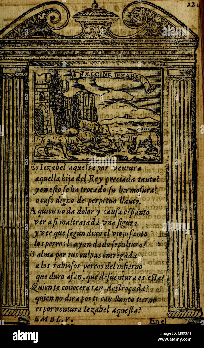 Emblemas morales de Don Iuan de Horozco y Couarruuias Arcediano de Cuellar en la Santa Yglesia de Segouia. (1591) (14747820062) Foto de stock