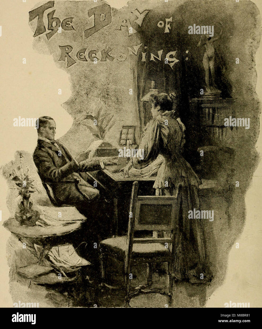 Los diálogos del día (1895) (14784542435) Foto de stock