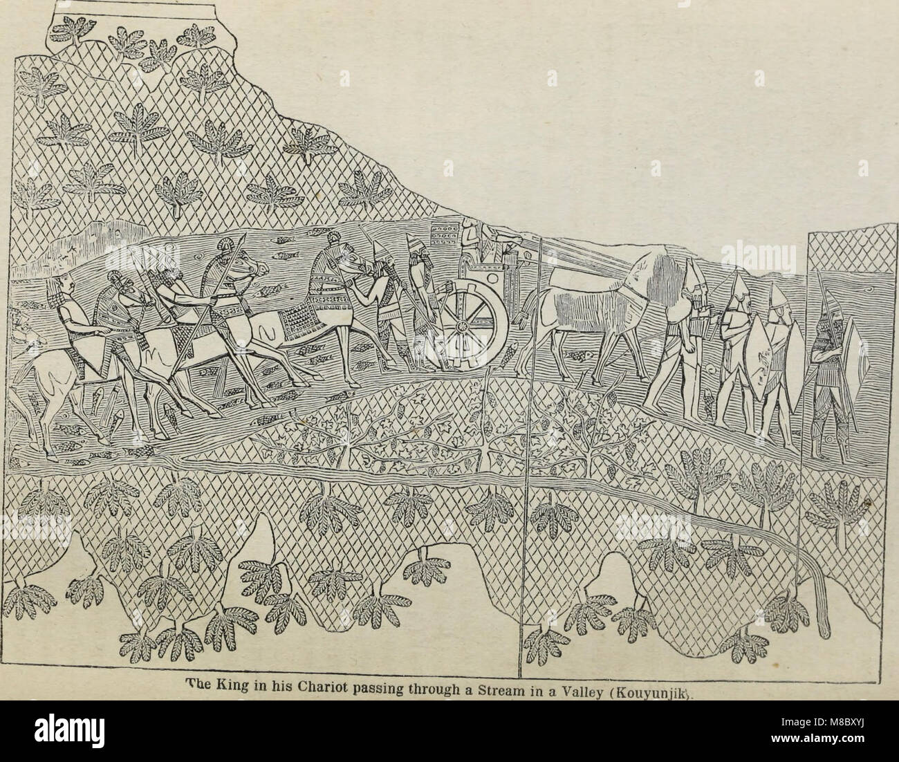 Los descubrimientos entre las ruinas de Nínive y Babilonia; con viajes en Armenia, Kurdistán y el desierto- al ser el resultado de una segunda expedición realizada por el Patronato del Museo Británico (1859) (17979693469) Foto de stock