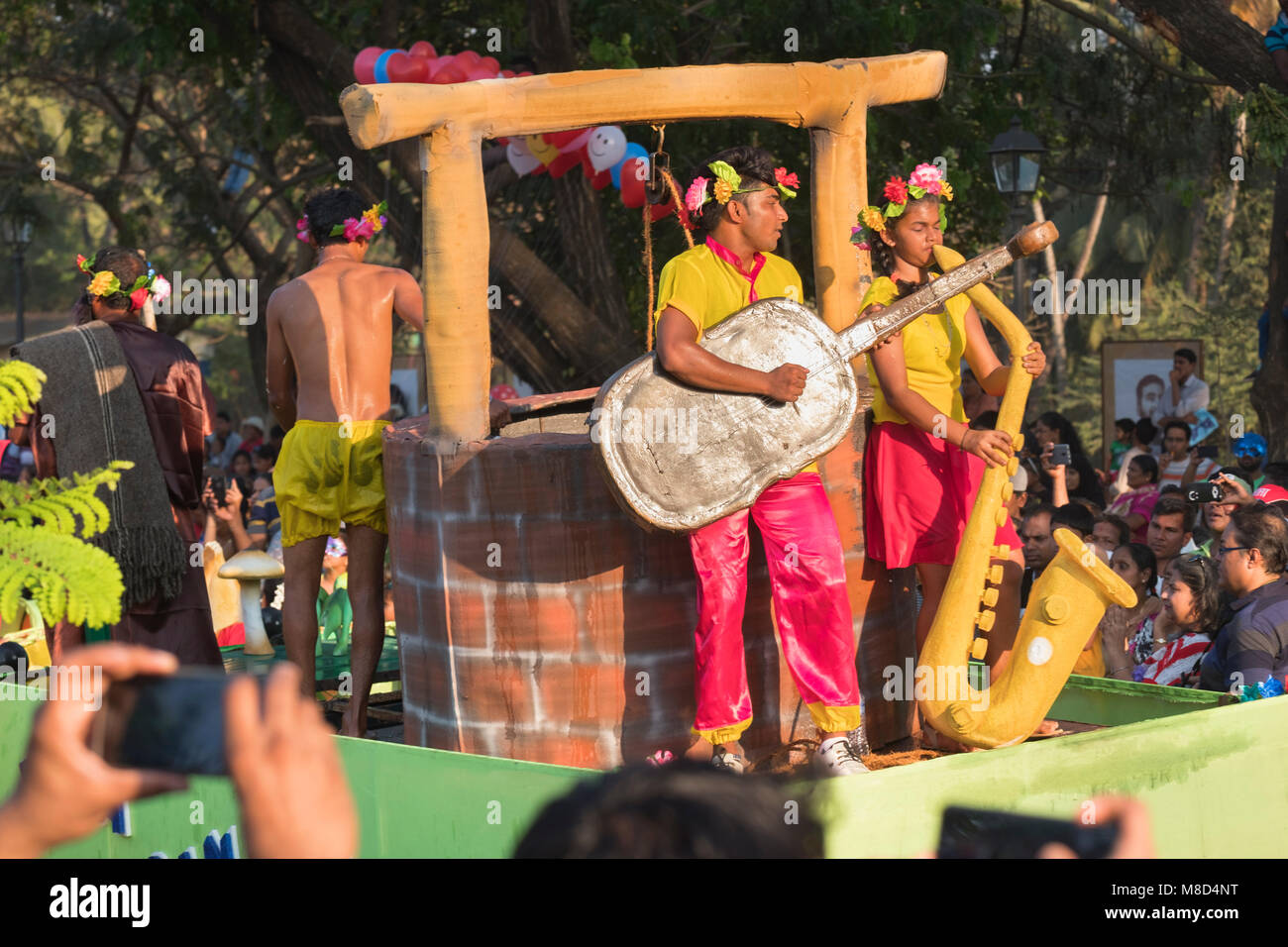 Carnaval de Goa Goa Margao India Foto de stock