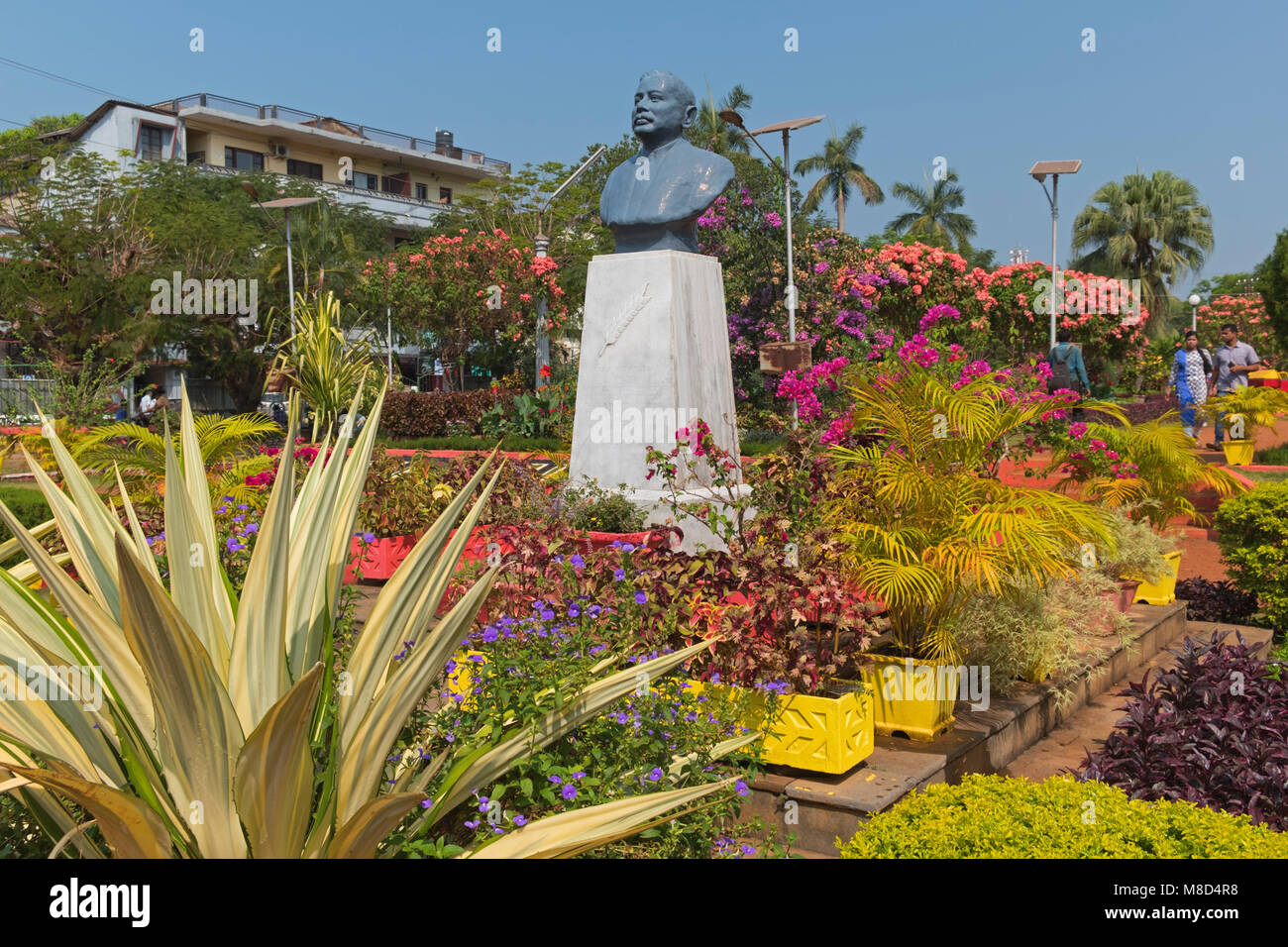Jardín Municipal Margao, Goa, India Foto de stock