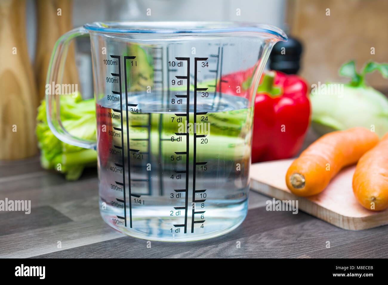 Vaso medidor con agua fotografías e imágenes de alta resolución - Página 3  - Alamy