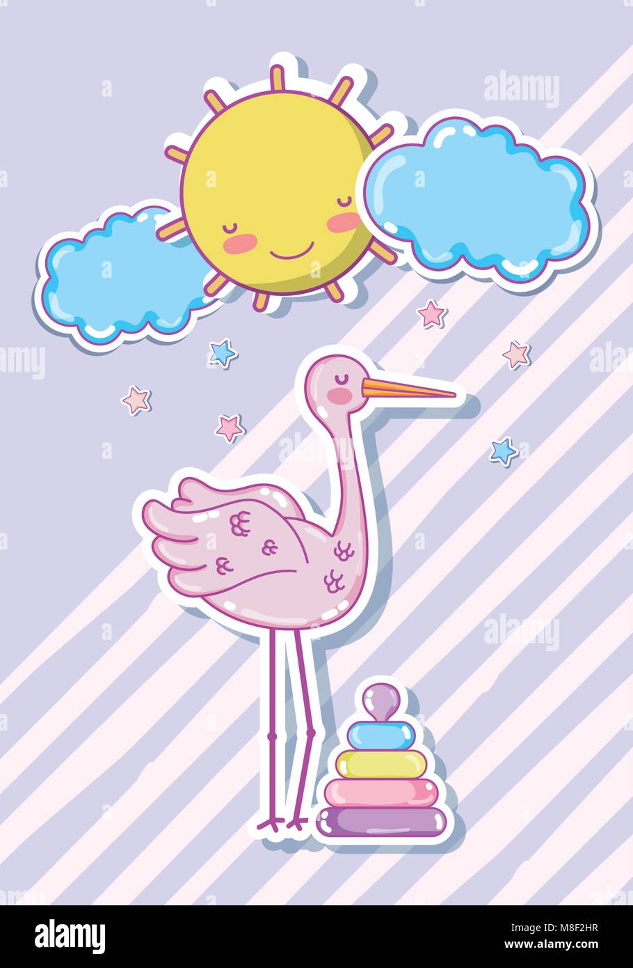 Ciguena Cute Dibujos Animados Con El Juguete Para Bebes Imagen Vector De Stock Alamy Ciguena Cute Dibujos Animados Con El Juguete Para Bebes Imagen Vector De Stock Alamy