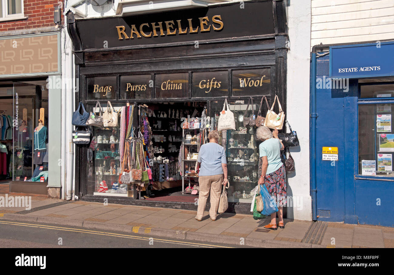 Don Sandown, tienda de souvenirs, en la Isla de Wight, Hampshire, Inglaterra. Foto de stock