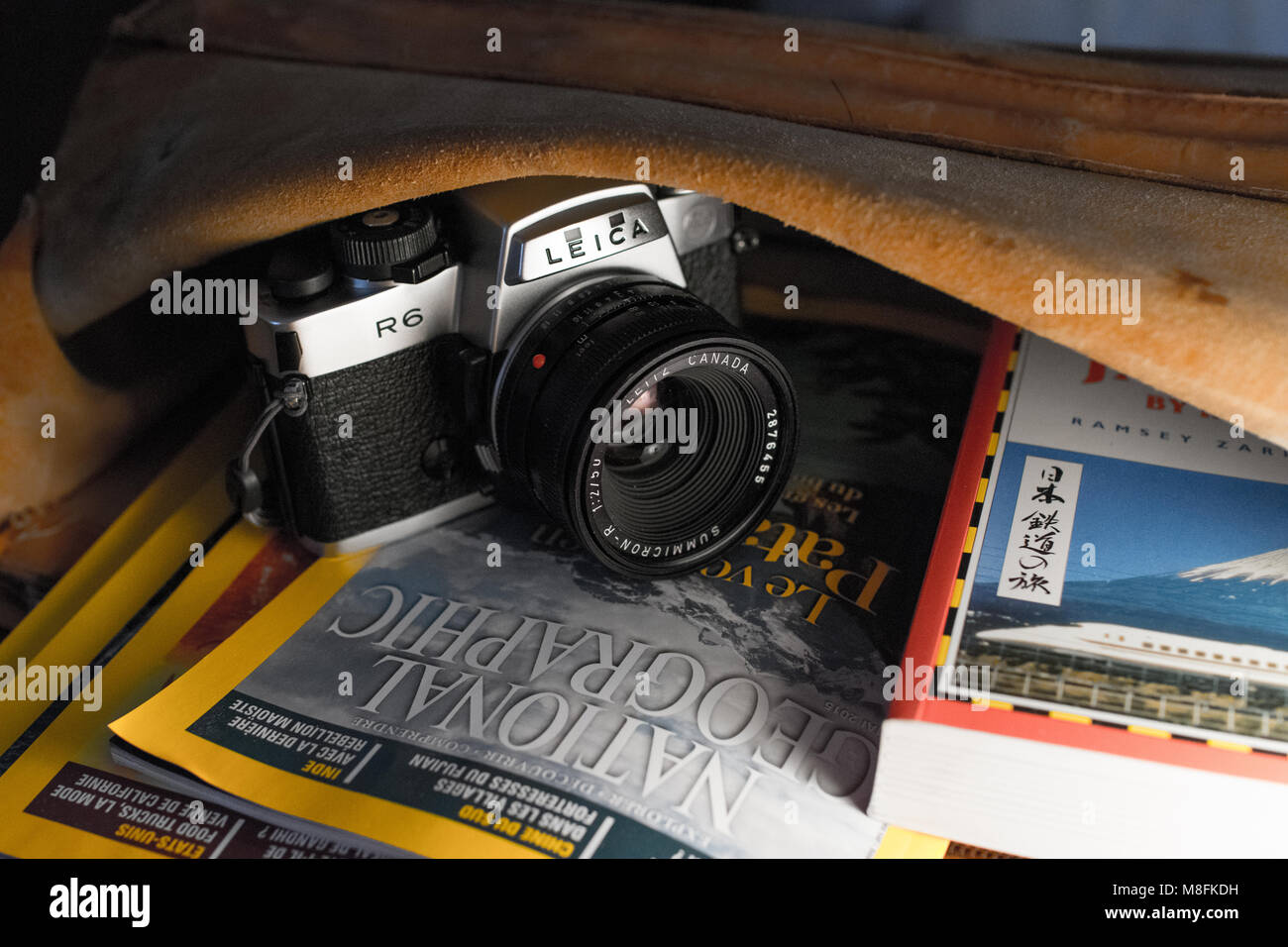 Leica R6 listo para el viaje Foto de stock