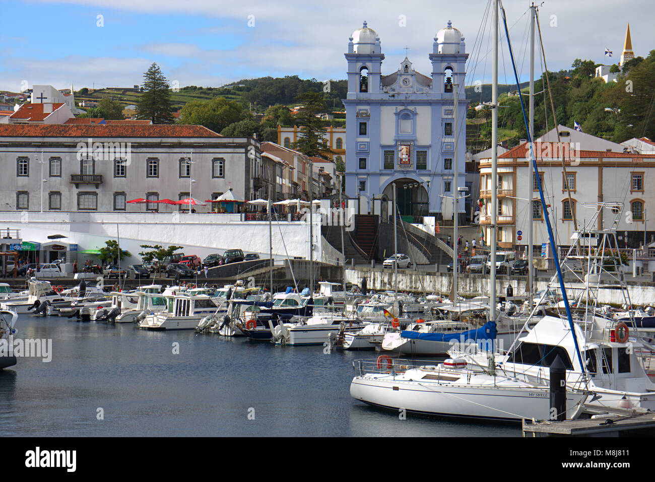 Porto das Pipas, Angra do Heroismo, Terceira, Azores, Portugal Foto de stock