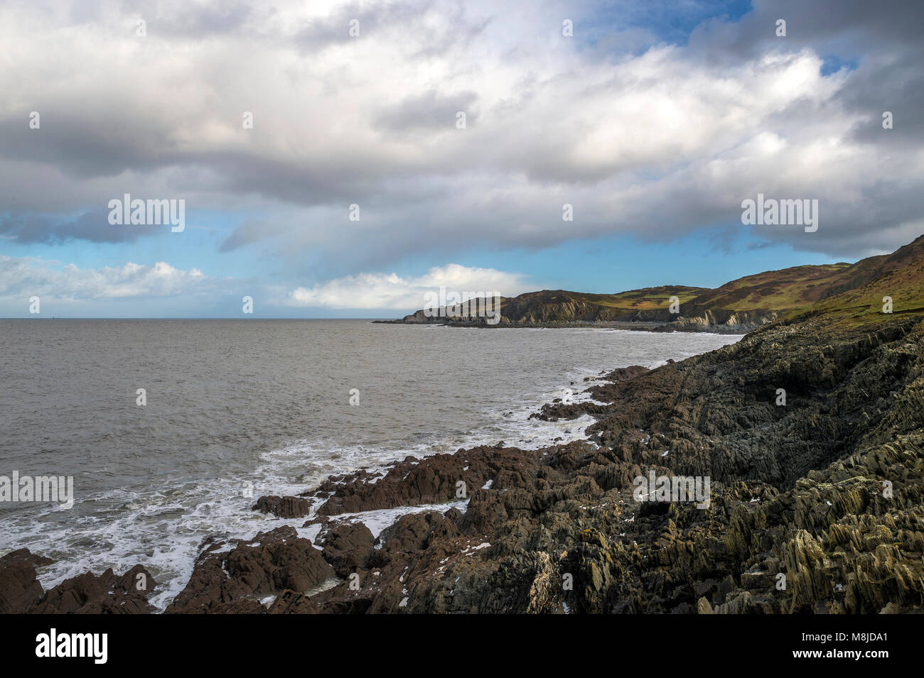 Great British Paisajes - North Devon Costa (Rockham Bay) Foto de stock