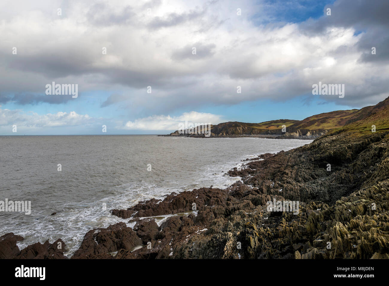 Great British Paisajes - North Devon Costa (Rockham Bay) Foto de stock