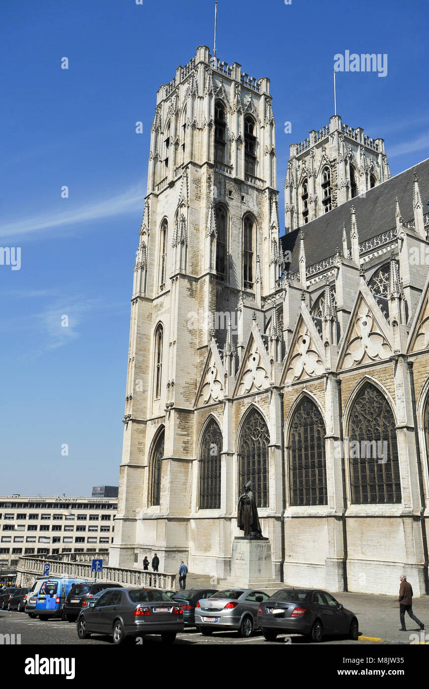 Gótico Brabantine CoCathedrale collegiale des Ss Michel et Gudule / Collegiale Sint Michiels en