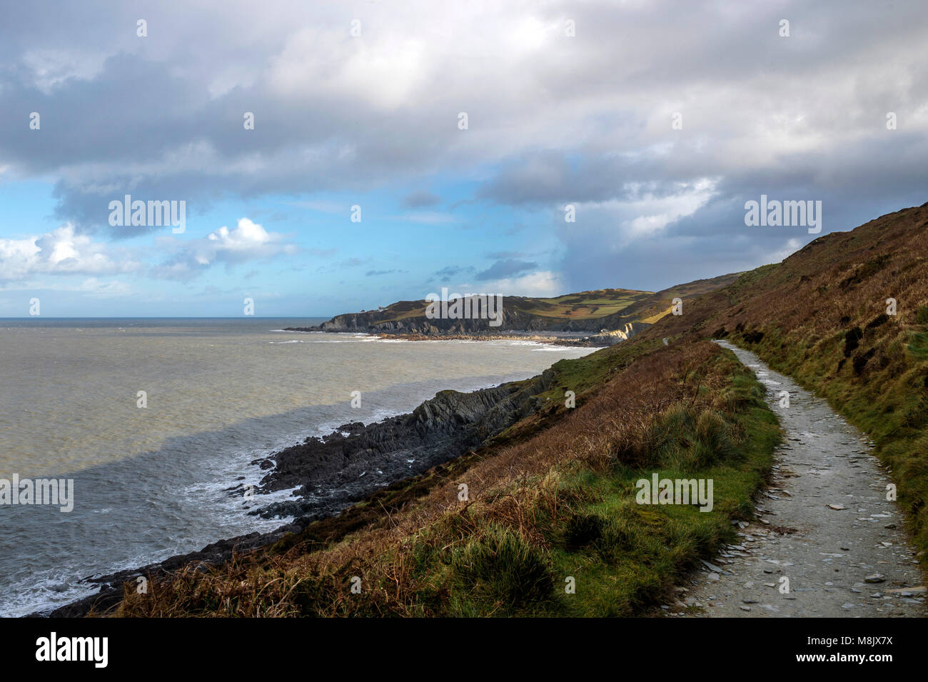 Great British Paisajes - North Devon Costa (Whiting Cove) Foto de stock