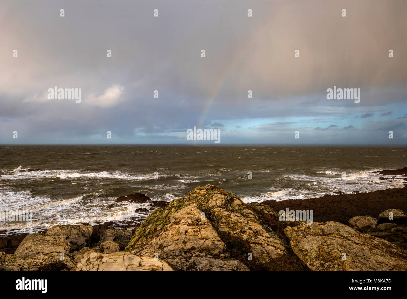 Great British Paisajes - North Devon Costa (Morte punto) Foto de stock