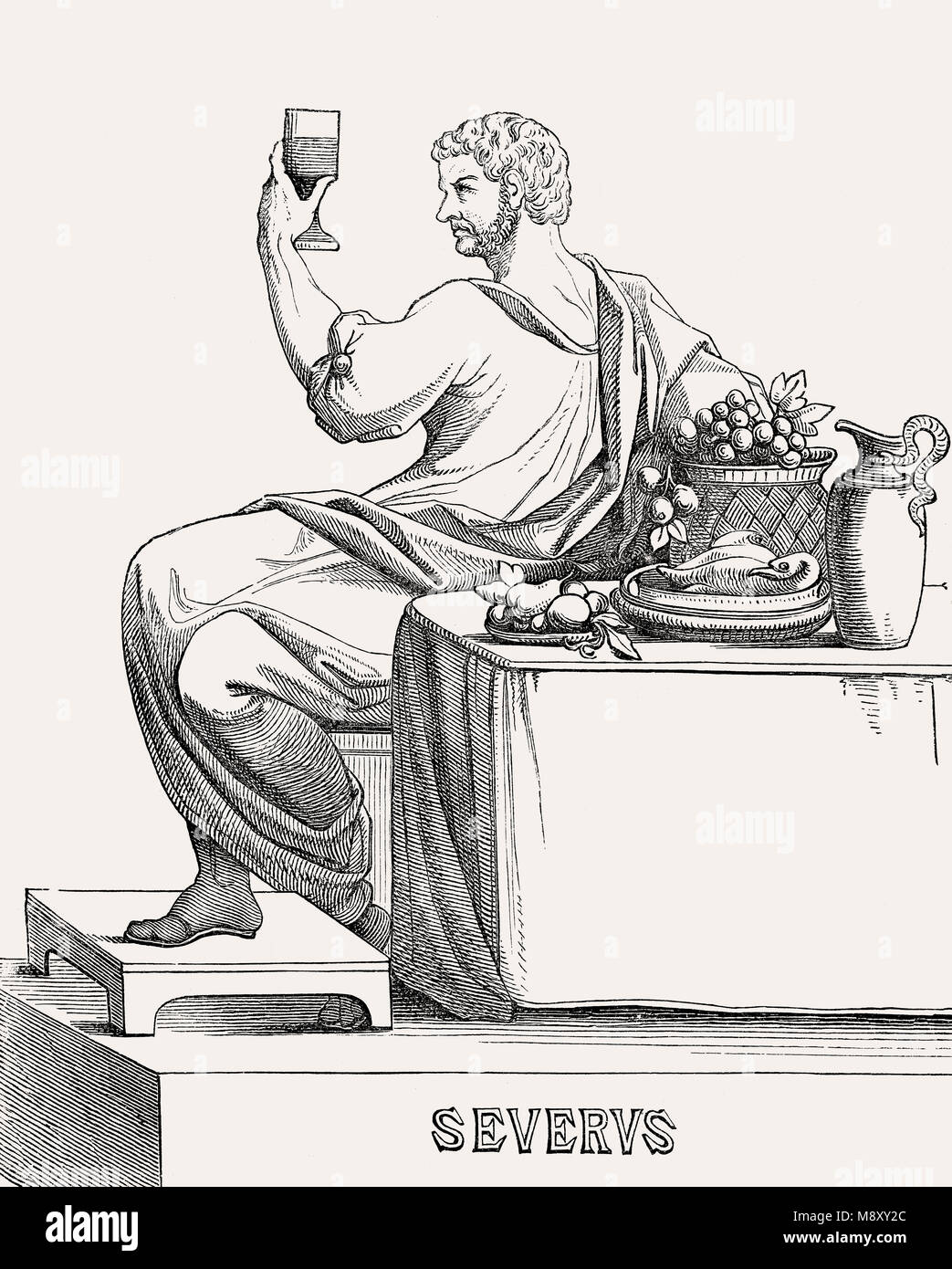 Valerius Severus, o severo II, un emperador romano de occidente desde