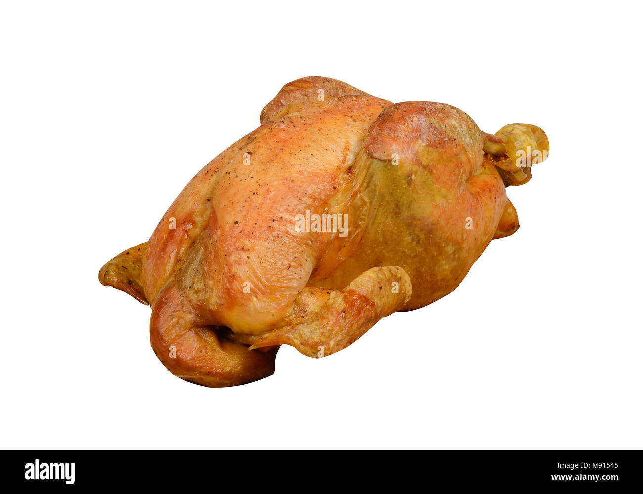 Aves de corral pollo asado, Comida Foto de stock