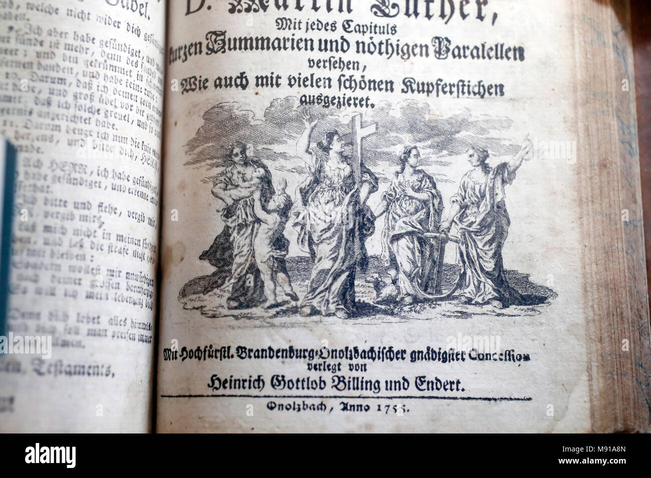 Martín Lutero Biblia Fotos e Imágenes de stock - Alamy