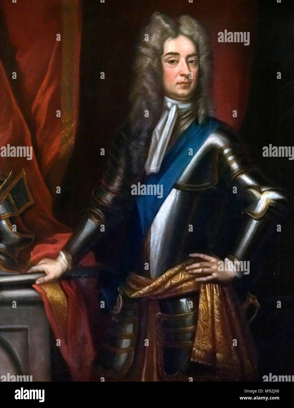 John Churchill, primer duque de Marlborough (1650-1722). Foto de stock