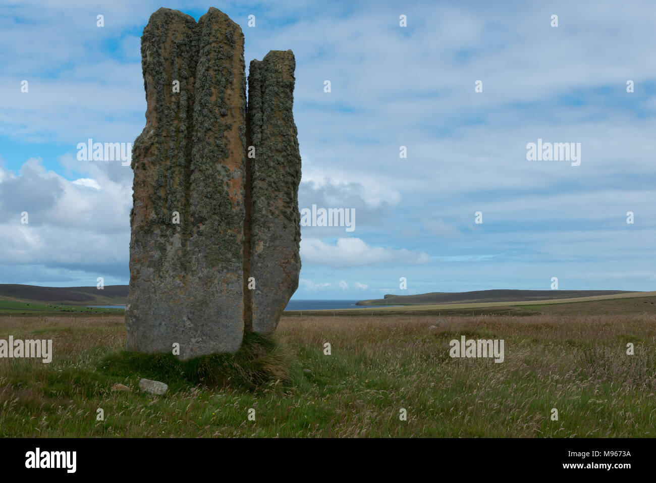 Piedra de Setter, Eday, Orkney Foto de stock