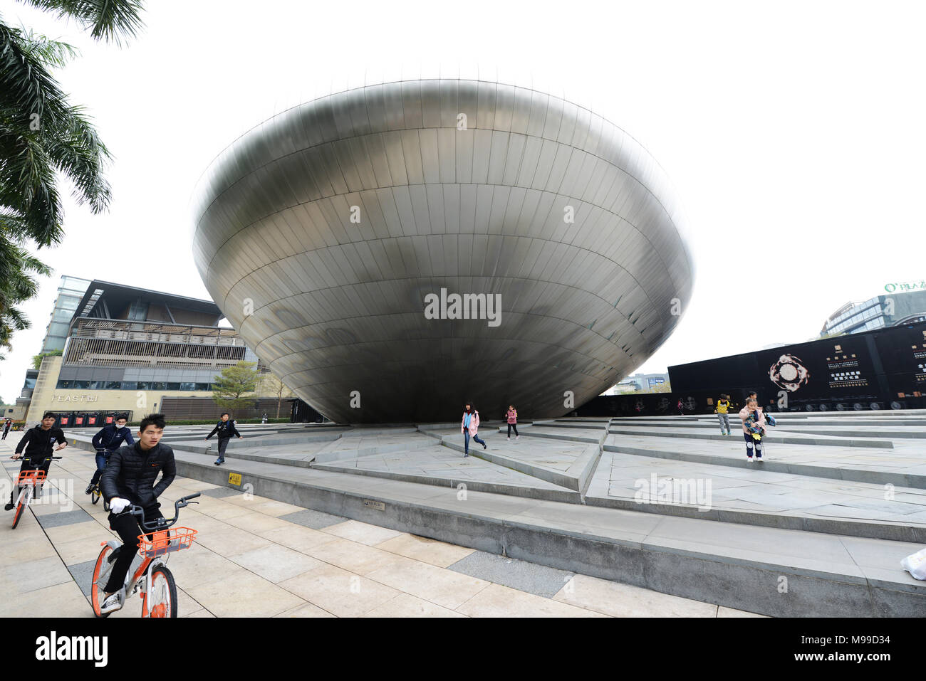 Arquitectura contemporánea china en Shenzhen OCT del puerto. Foto de stock