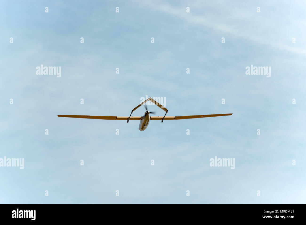 Prototipo de drone de ala fija Foto de stock