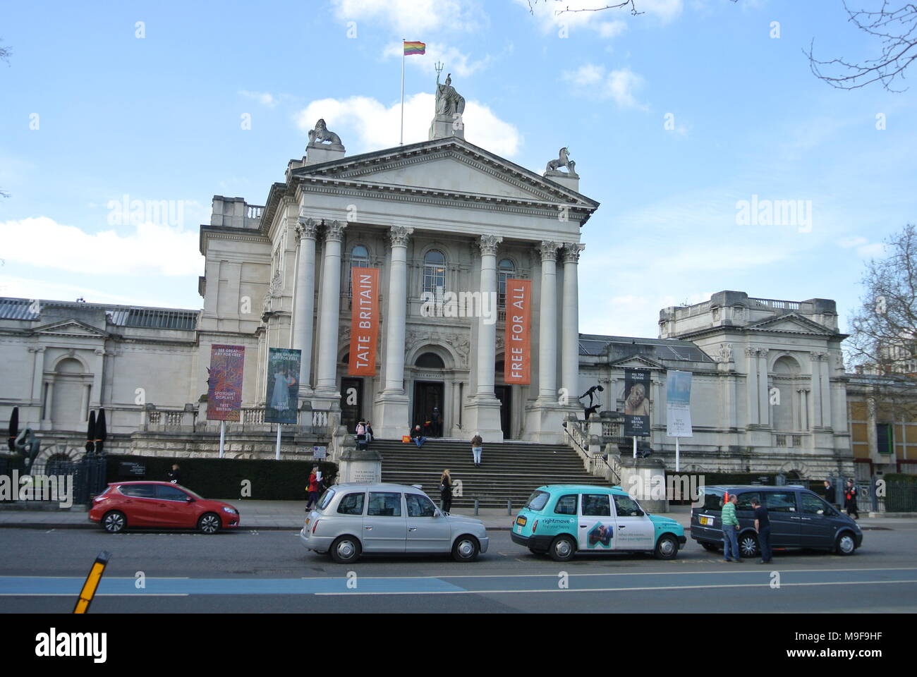 Tate Britain, el Millbank, en Londres, Inglaterra, Reino Unido. Foto de stock