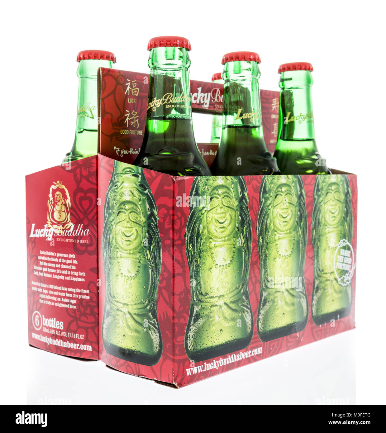 Bottle lucky buddha beer Imágenes recortadas de stock - Alamy