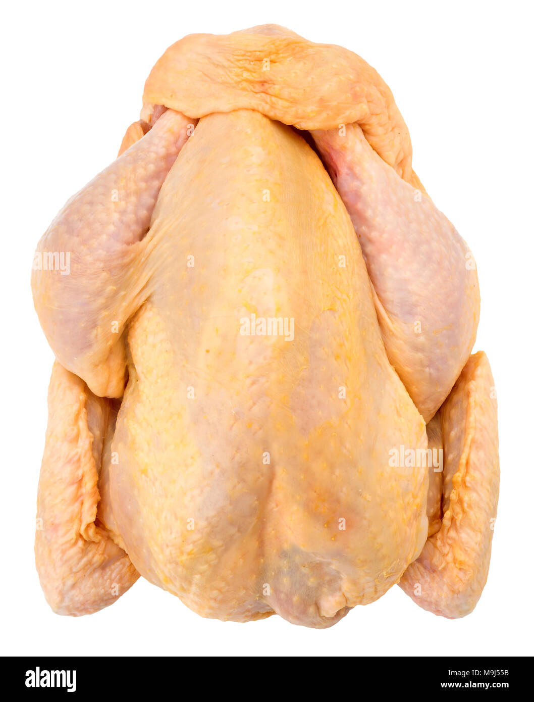 Pollo crudo,aislada con trazado de recorte Foto de stock