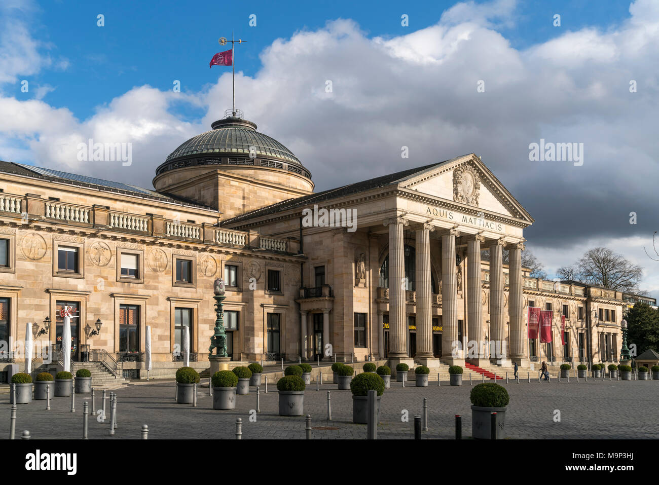 Spa Hotel y Casino, Wiesbaden, Hesse, Alemania Foto de stock