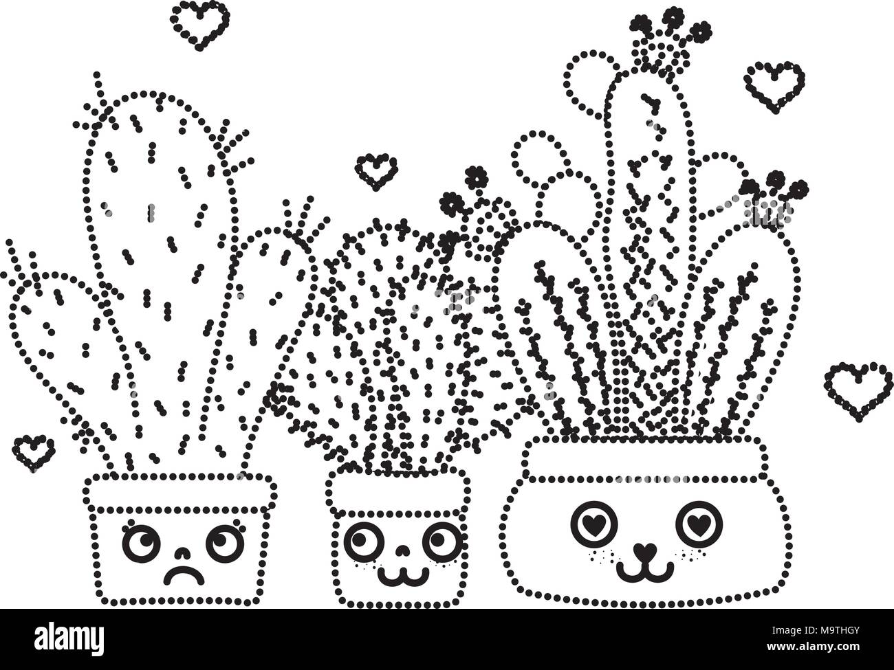 Riscos graciosos (Cute Drawings): Cactos e Suculentas (Cacti and  Succulents)